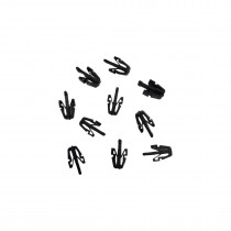 JUEGO X 10 CLIP DE PARRILLA...