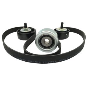 KIT CORREA MULTIVIA Original + POLEAS  AUXILIAR HILUX 2005-2015