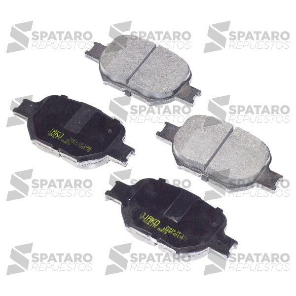 JUEGO DE PASTILLAS DE FRENO DELANTERAS  COROLLA 2002-2008 *DIESEL 1CD* Toyako - Imagen 3
