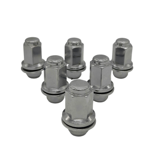 JUEGO X 6 TUERCAS DE RUEDA PARA LLANTA DE ALEACION  HILUX-SW4 1992-2020
