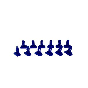 JUEGO X 12 CLIP FENDER PARAGOLPE TOYOTA HILUX 2005-2015 (AZUL)