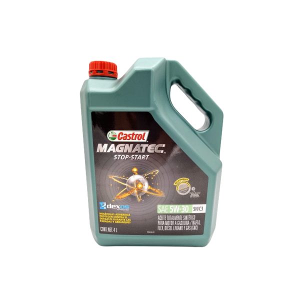 ACEITE DE MOTOR CASTROL MAGNATEC STOP-START 5W30 SINTETICO   X 4LTS - Imagen 1