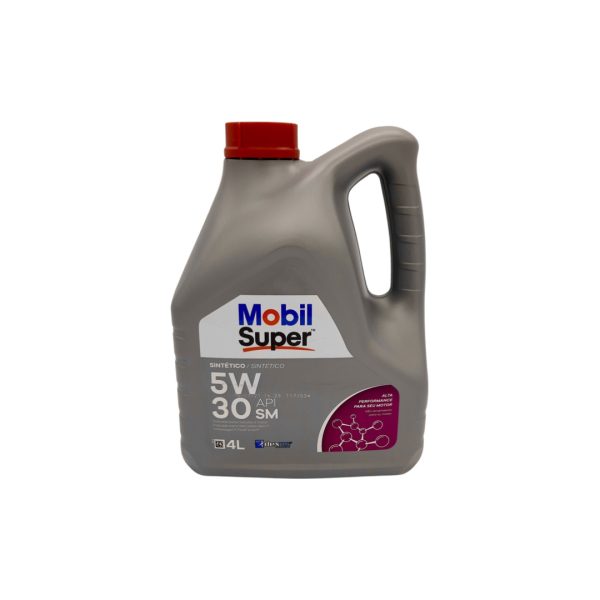 ACEITE DE MOTOR MOBIL SUPER 3000 SINTETICO 5W30 X 4LTS - Imagen 1