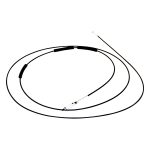 CABLE APERTURA TANQUE HILUX 2005-2015  *CABINA DOBLE/SIMPLE* VIGO JAPON