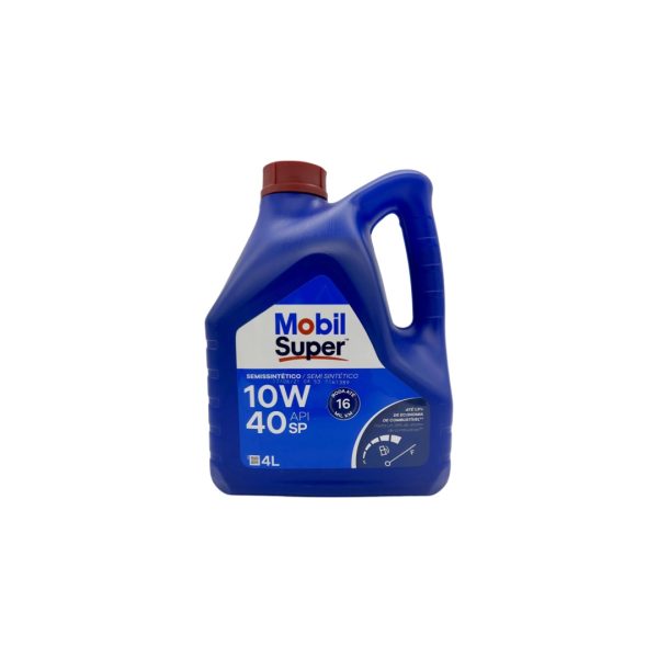 ACEITE DE MOTOR MOBIL 10W40 SEMISINTETICO  X 4LTS - Imagen 1