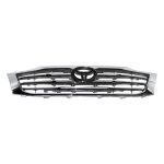PARRILLA DE FRENTE HILUX 2012-2015 C/D / C/S *CROMADA COMPLETA* SIN LOGO Taiwan