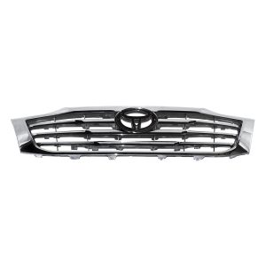 PARRILLA DE FRENTE HILUX 2012-2015 C/D / C/S *CROMADA COMPLETA* SIN LOGO Taiwan