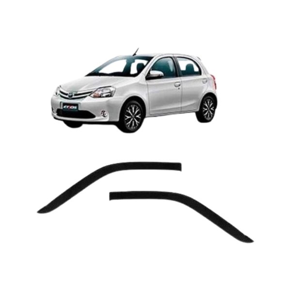 JUEGO DE DEFLECTORES DE VENTANILLAS DELANTERAS TOYOTA ETIOS - Imagen 1