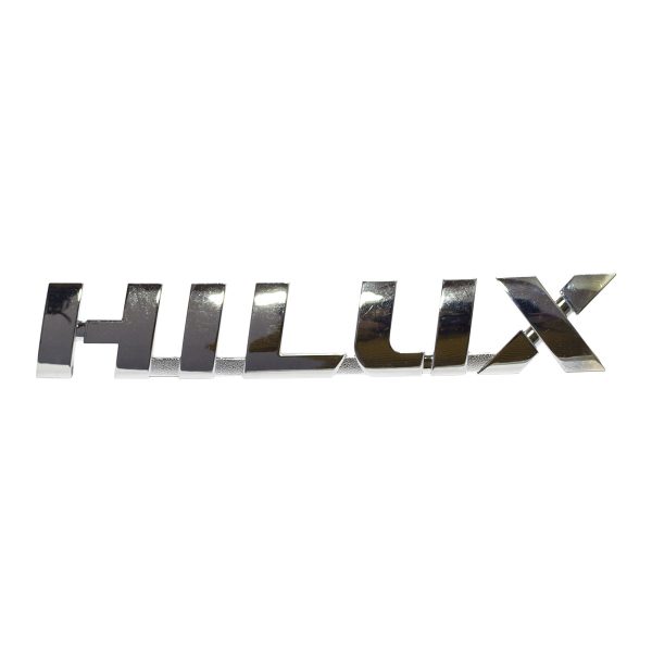 EMBLEMA "HILUX" DE PORTON/ PUERTAS  "CON PEGAMENTO" HILUX 2016-2023 REVO Taiwan - Imagen 1