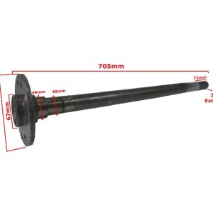 PALIER TRASERO TOYOTA HILUX 1992-2001 4X2 LN85 / LN86
