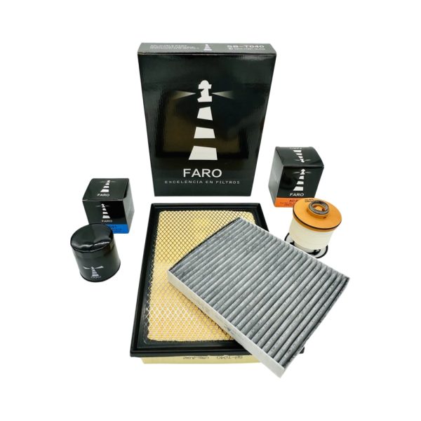 KIT FILTROS HILUX-SW4 2016-2022 AIRE ACEITE GAS OIL  Faro - Imagen 1