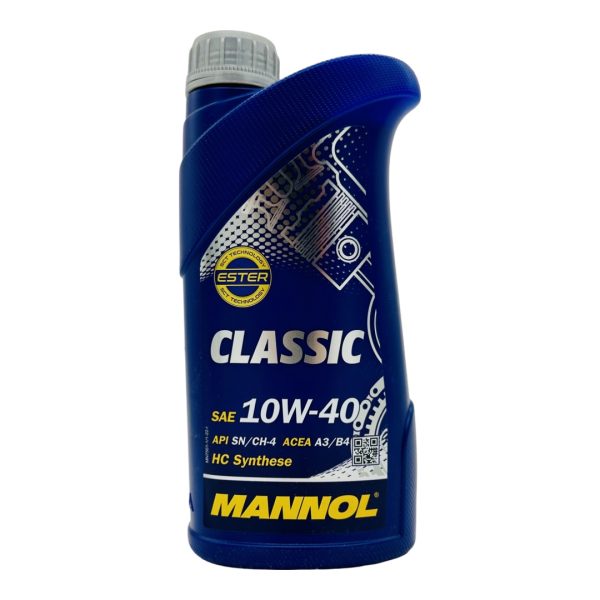 ACEITE DE MOTOR MANNOL 10W40 SEMI SINTETICO X 1L - Imagen 1