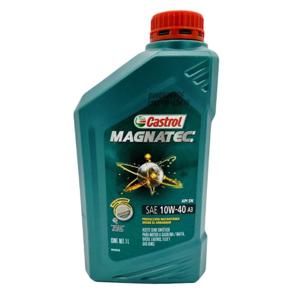 ACEITE DE MOTOR CASTROL 10W40 SEMISINTETICO  X 1LT - Imagen 1