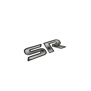 EMBLEMA "SR" PORTON TOYOTA HILUX 2005-2015 CALCOMANIA NACIONAL