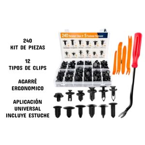 CAJA DE CLIP UNIVERSAL VARIOS *240 UNIDADES*