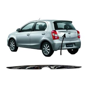 MOLDURA PORTON ETIOS 5 PUERTAS CROMADA TRASERO TAIWAN