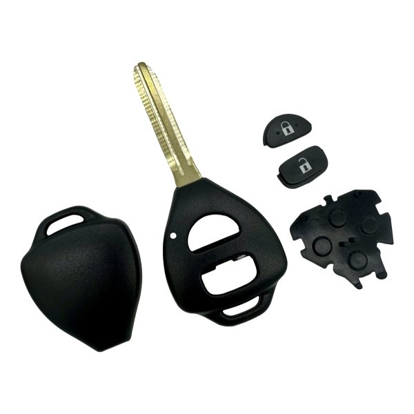 CARCASA + LLAVE TOYOTA ETIOS - HILUX 2 BOTONES SPT - Imagen 1