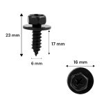 TORNILLO NEGRO CABEZA PHILIPS -HEXAGONAL SPT