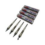 JUEGO X 4 BUJIAS DE PRECALENTAMIENTO HILUX-SW4 1998-2004 3.0 TURBO 1KZT-1KZTE *LARGO 10.4 CM* TW
