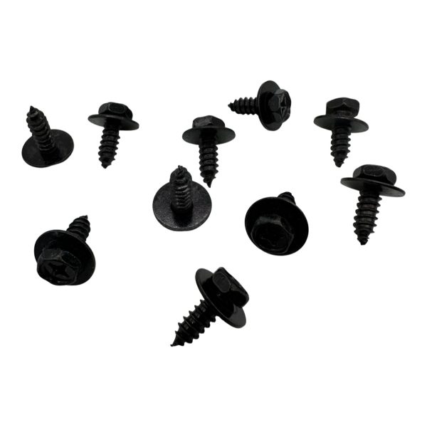 JUEGO X 10 TORNILLO NEGRO CABEZA PHILIPS -HEXAGONAL SPT - Imagen 1