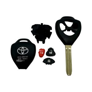 LLAVE DE ARRANQUE VIRGEN HILUX-SW4 2005-2015 3 BOTONES * solo carcaza*