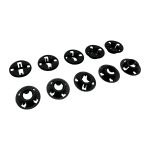 JUEGO X 10 AROS PLASTICO VARILLA CAPOT HILUX-SW4 2016-2025 SPT