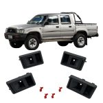 JUEGO X 4 MANIJAS INTERIOR ABRE PUERTA HILUX 1992-2004 IZQUIERDA- DERECHA SPT