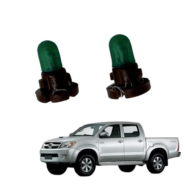 JUEGO * X 2 *LAMPARAS VERDE DE TABLERO HILUX-SW4 2005-2015 SPT - Imagen 1