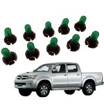 JUEGO * X 10  *LAMPARAS VERDE DE TABLERO HILUX-SW4 2005-2015 SPT