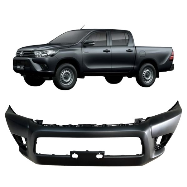PARAGOLPE DELANTERO HILUX 2016-2025 BASE DX ORIGINAL - Imagen 1