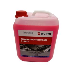 LIQUIDO REFRIGERANTE *ROJO X 5 LITROS PURO*  WURTH