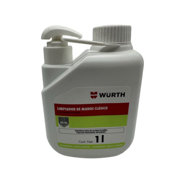 LIMPIADOR DE MANOS X 1 LTRO WURTH - Imagen 1
