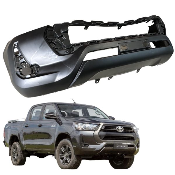 PARAGOLPE DELANTERO HILUX 2021-2023 SR-SRV *SIN REJILLAS* SIN AGUJERO PARA SENSOR*  REVO Taiwan - Imagen 1