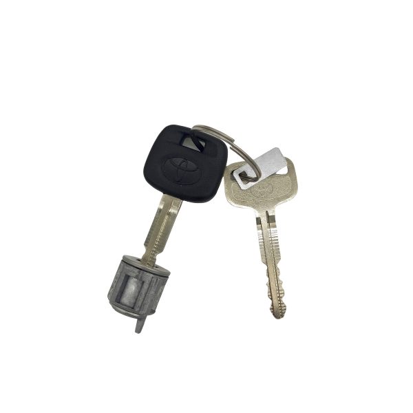 CILINDRO Y LLAVE GUANTERA HILUX 2005-2015 VIGO Original - Imagen 2
