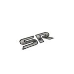 EMBLEMA "SR" PORTON TOYOTA HILUX 2005-2015 CALCOMANIA ORIGINAL - Imagen 2