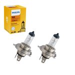 JUEGO X 2 LAMPARA ALTA Y BAJA H4 TOYOTA HILUX SW4 ETIOS - PHILIPS - Imagen 2