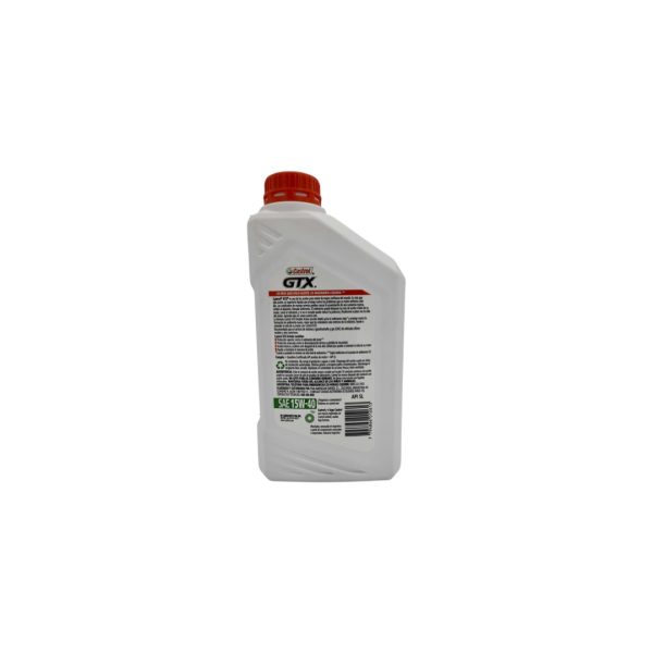 ACEITE DE MOTOR CASTROL 15W/40 GTX 1LTS - Imagen 2