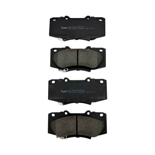 JUEGO PASTILLA FRENO DELANTERA HILUX 2009-2015 DX LARGO 145mm LPR - Imagen 2