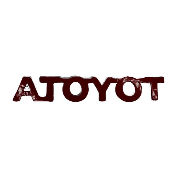 EMBLEMA "TOYOTA" DE PORTON HILUX-SW4 2005-2015 Taiwan - Imagen 2