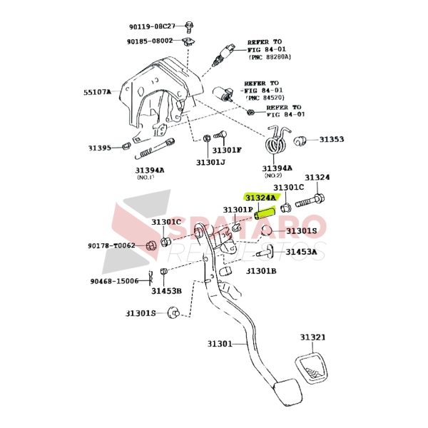 BUJE DE EJE DE PEDALERA HILUX 2016-2024 REVO - Imagen 2