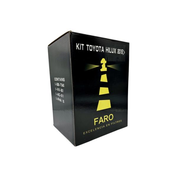 KIT FILTROS HILUX-SW4 2016-2022 AIRE ACEITE GAS OIL  Faro - Imagen 2