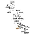 TUERCA DE MAZA DELANTERA HILUX 1992-2004 3L/5L - Imagen 2