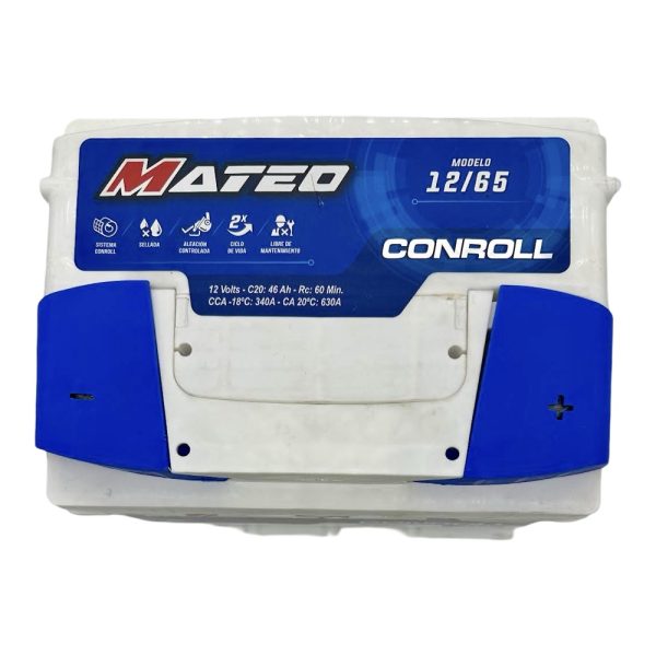 BATERIA COROLLA NEW - RAV4 12X65 D *MEDIDA L245-AN 175-AL 175* MATEO - Imagen 2