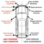 VIDRIO DE ESPEJO HILUX 2012-2015 SR - SRV IZQUIERDO Taiwan - Imagen 2