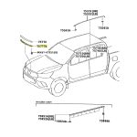 RETENEDOR DE MOLDURA DE CAPOT HILUX 2016-2020 - Imagen 2