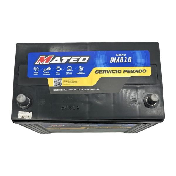 BATERIA HILUX 1992-2004 12X95 POSITIVO IZQUIERDO MATEO - Imagen 2