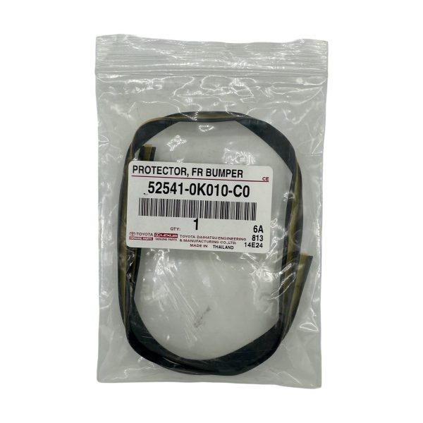 BURLETE FENDER PUNTERA DELANTERO TOYOTA HILUX 2005-2015 NEGRO ORIGINAL - Imagen 2