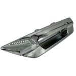 MANIJA DE PORTON HILUX 2016-2023 C/D SRX CROMADA CON AGUJERO CAMARA Y LLAVE SPT - Imagen 2