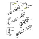BULON DE YUGO DE CARDAN HILUX 2001-2004 3.0  5L - Imagen 2