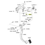 GANCHO RESORTE PEDAL HILUX-SW4 2005-2015 VIGO - Imagen 2